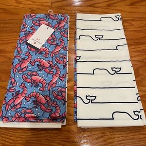 🐳 x 4 Vineyard Vines Kitchen Towels